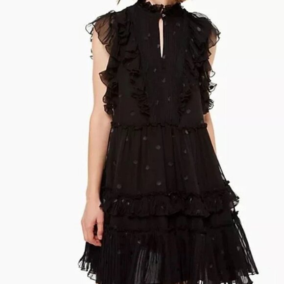 Kate Spade Bakery Dot Devore Dress Size 12 - Picture 1 of 8